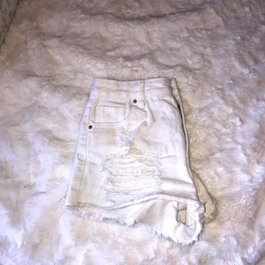 white, shorts, from pacsun